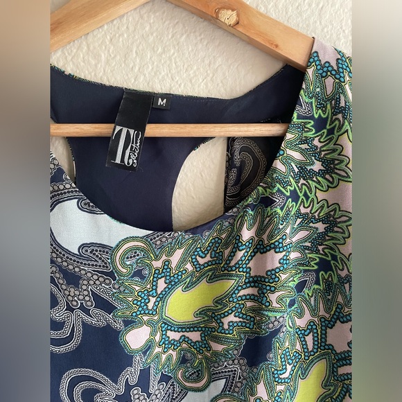 Anthropologie Flowy High Low Style A Line Dress Size M - Picture 4 of 6